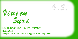 vivien suri business card